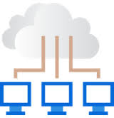 3 pc's connecting with cloud